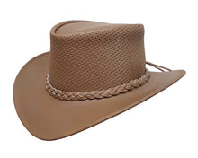 Load image into Gallery viewer, Leather Mesh Hat For Summer
